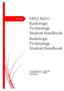 URG/ RGCC Radiologic Technology Student Handbook Radiologic Technology Student Handbook