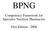 BPNG. Competency Framework for Specialist Nutrition Pharmacists. First Edition