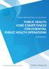 PUBLIC HEALTH CORE COMPETENCES FOR ESSENTIAL PUBLIC HEALTH OPERATIONS
