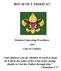 BOY SCOUT TROOP 317 Standard Operating Procedures And Code of Conduct