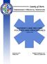 County of Kern. Emergency Medical Services. PATIENT CARE RECORD POLICIES AND PROCEDURES August 8, 2013