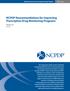 NCPDP Recommendations for Improving Prescription Drug Monitoring Programs