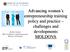 Advancing women s entrepreneurship training policy and practice challenges and. developments MOLDOVA