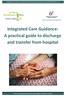 Integrated Care Guidance: A practical guide to discharge and transfer from hospital
