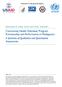 Community Health Volunteer Program Functionality and Performance in Madagascar: A Synthesis of Qualitative and Quantitative Assessments