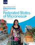 Development Effectiveness Brief Federated States of Micronesia. Opening for Business