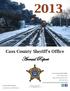 Annual Report. Cass County Sheriff s Office