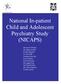 National In-patient Child and Adolescent Psychiatry Study (NICAPS)