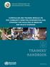 TRAINERS HANDBOOK. Curriculum and training module on the community-directed intervention (CDI) strategy for faculties of medicine and health sciences