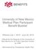 University of New Mexico Medical Plan Participant Benefit Booklet