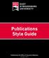 Publications Style Guide