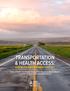 TRANSPORTATION & HEALTH ACCESS: Using a Continuous Quality Improvement Process to Reduce Missed Appointments Due to Transportation Barriers