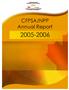 CFPSA/NPP Annual Report
