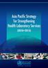 Asia Pacific Strategy for Strengthening Health Laboratory Services ( )
