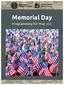 a signature program of Memorial Day Programming for Your JCC