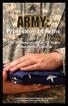 Army: Profession of Arms The Profession After 10 Years of Persistent Conflict