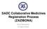 SADC Collaborative Medicines Registration Process (ZAZIBONA) Farai Masekela 13 April 2016