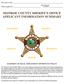 MONROE COUNTY SHERIFF S OFFICE APPLICANT INFORMATION SUMMARY