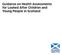 Guidance on Health Assessments for Looked After Children and Young People in Scotland