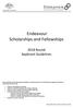 Endeavour Scholarships and Fellowships