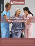 Introduction to Safe Patient Handling