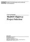 MnDOT Highway Project Selection
