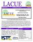LACUE REGISTRATION ONLINE ONLY!
