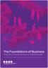 The Foundations of Business The Growth of Corporate Foundations in England and Wales