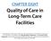Quality of Care in Long-Term Care Facilities
