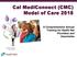 Cal MediConnect (CMC) Model of Care 2018