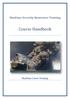 Maritime Security Awareness Training. Course Handbook. Maritime Career Training
