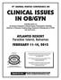 CLINICAL ISSUES IN OB/GYN