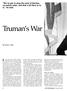 Truman s War. IN late November 1950, Chinese. We ve got to stop the sons of bitches, no matter what, and that s all there is to it, he said.