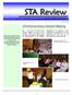 STA Review. STA Extraordinary General Meeting