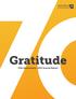 Gratitude. 70th Anniversary / 2017 Annual Report