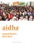 Annual Report Aidha Annual Report FY