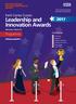 Leadership and Innovation Awards