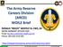 The Army Reserve Careers Division (ARCD) WOILE Brief