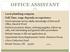 OFFICE ASSISTANT. Local plumbing company Full-Time, wage depends on experience