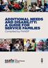 ADDITIONAL NEEDS AND DISABILITY: A GUIDE FOR SERVICE FAMILIES Compiled by FANDF