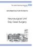Neurosurgical Unit Day Case Surgery