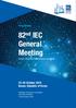82 nd IEC General Meeting