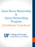 Gator Nurse Mentorship & Career Networking Program Mentor Look Book
