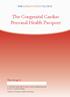 The Congenital Cardiac Personal Health Passport
