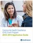 Community Health Excellence (CHE) Grant Program Application Guide