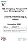 HSE Emergency Management Area 3 Emergency Plan