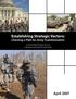 Establishing Strategic Vectors: Charting a Path for Army Transformation. by Colonel Mark D. Rocke, USA and Lieutenant Colonel David P.