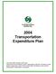 2004 Transportation Expenditure Plan