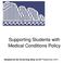 Supporting Students with Medical Conditions Policy