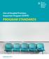 Out-of-Hospital Premises Inspection Program (OHPIP) PROGRAM STANDARDS. September 2013 (revised: October 2017)